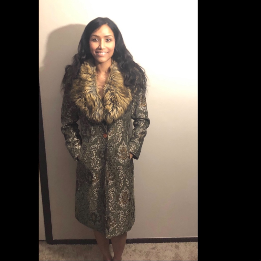 Newport News Paisley Coat